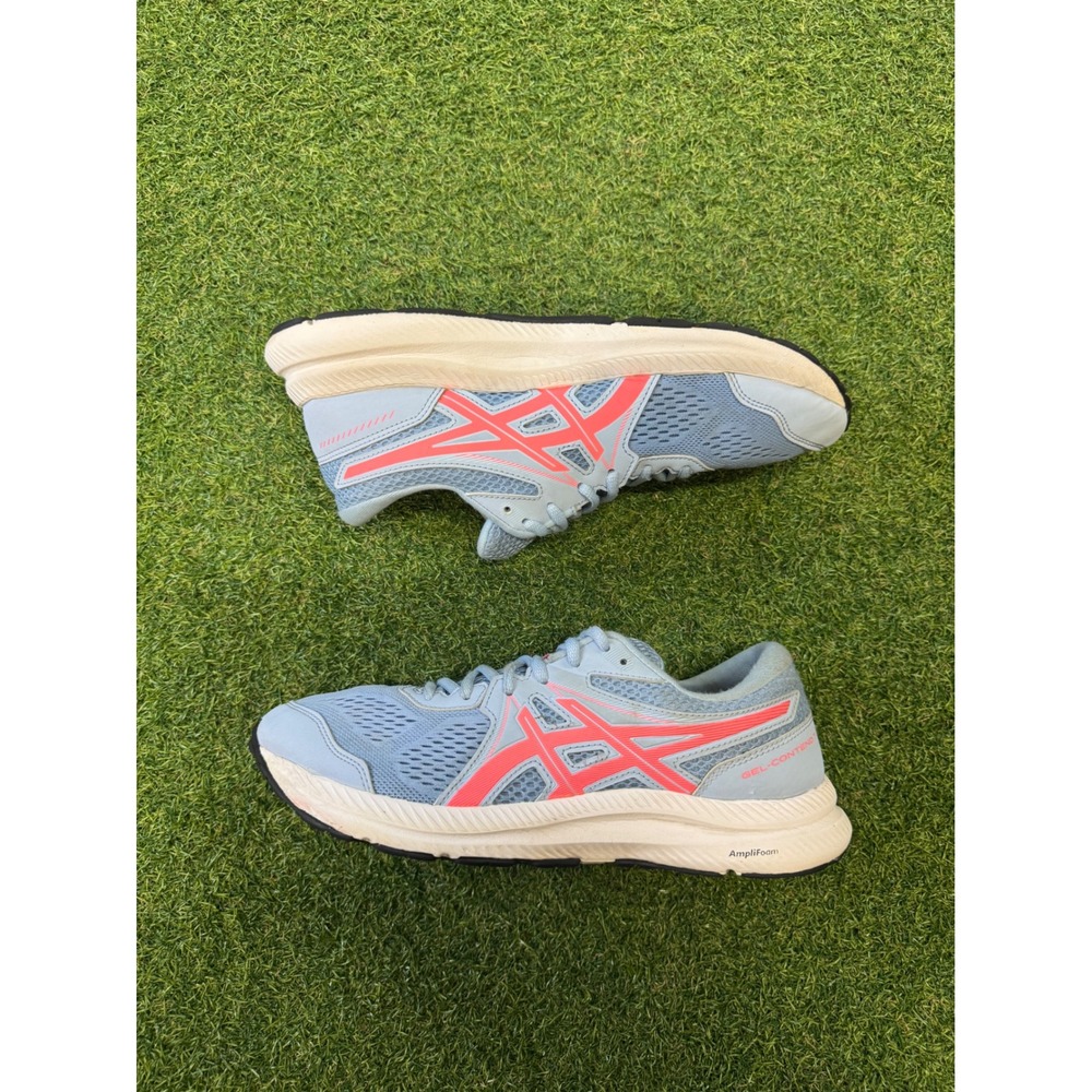 Asics Gel-Contend 7 Womens Running Shoes Blue Pink 1012A911 Size 10.5